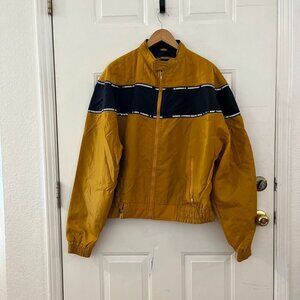 BD Biker Design Men's Yellow Waterproof Reflective Biker Jacket Sz XL